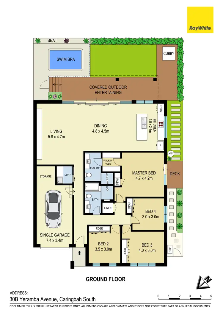Floorplan of Homely house listing, 30B Yeramba Avenue, Caringbah South NSW 2229