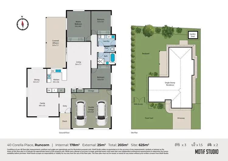 Floorplan of Homely house listing, 40 Corella Place, Runcorn QLD 4113