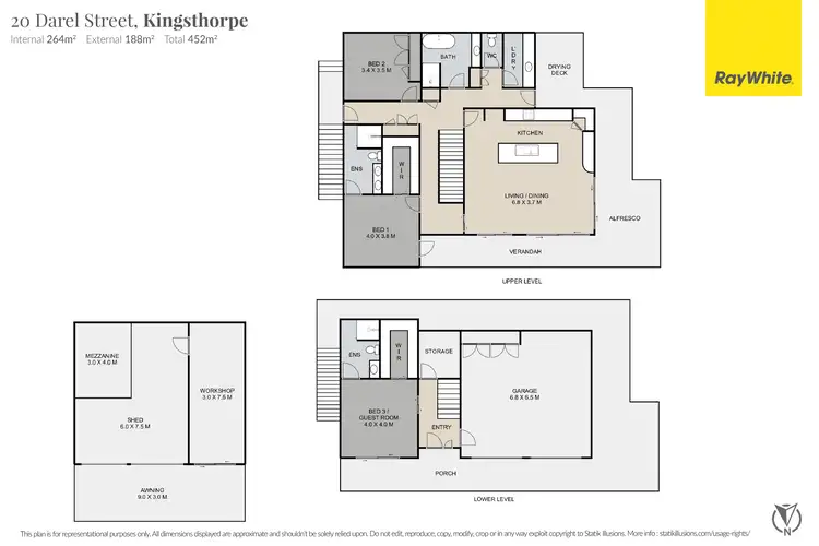 Floorplan of Homely house listing, 20 Darel Street, Kingsthorpe QLD 4400