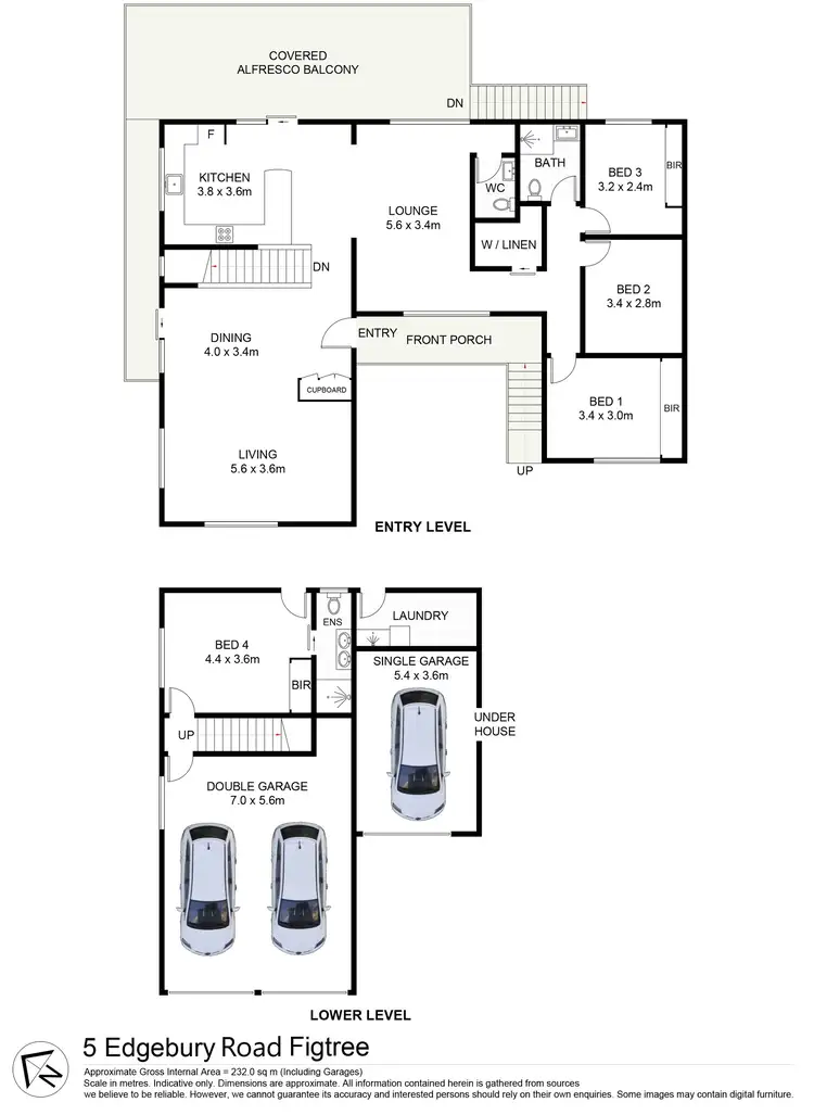 Floorplan of Homely house listing, 5 Edgebury Road, Figtree NSW 2525