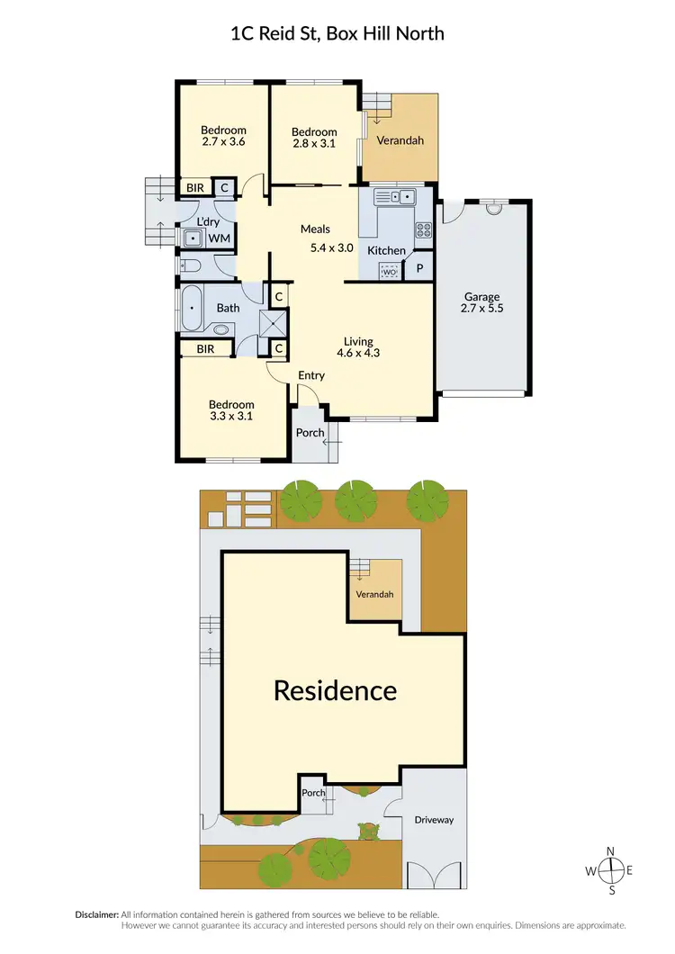 Floorplan of Homely house listing, 1C Reid Street, Box Hill North VIC 3129