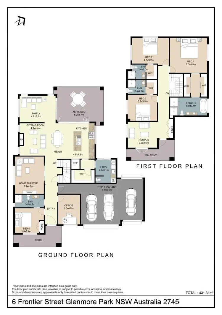 Floorplan of Homely house listing, 6 Frontier Street, Glenmore Park NSW 2745