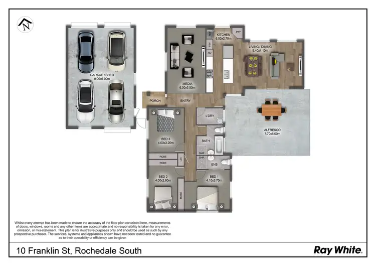 Floorplan of Homely house listing, 10 Franklin Street, Rochedale South QLD 4123