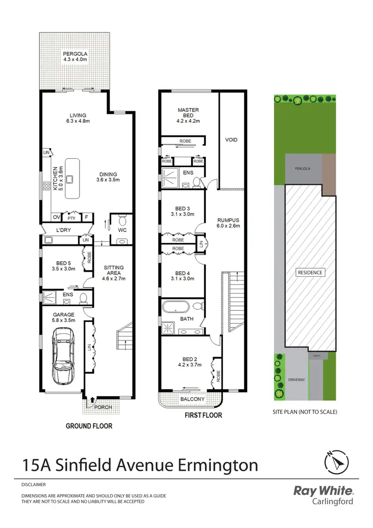 Floorplan of Homely semi-detached listing, 15A Sinfield Street, Ermington NSW 2115