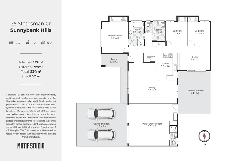 Floorplan of Homely house listing, 25 Statesman Crescent, Sunnybank Hills QLD 4109