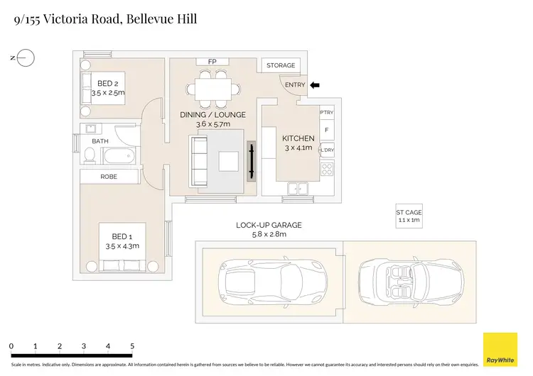Floorplan of Homely apartment listing, 9/155 Victoria Road, Bellevue Hill NSW 2023