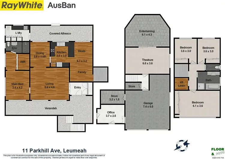 Floorplan of Homely house listing, 11 Park Hill Avenue, Leumeah NSW 2560