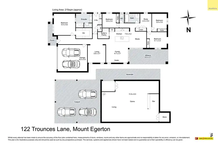Floorplan of Homely house listing, 122 Trounces Lane, Mount Egerton VIC 3352