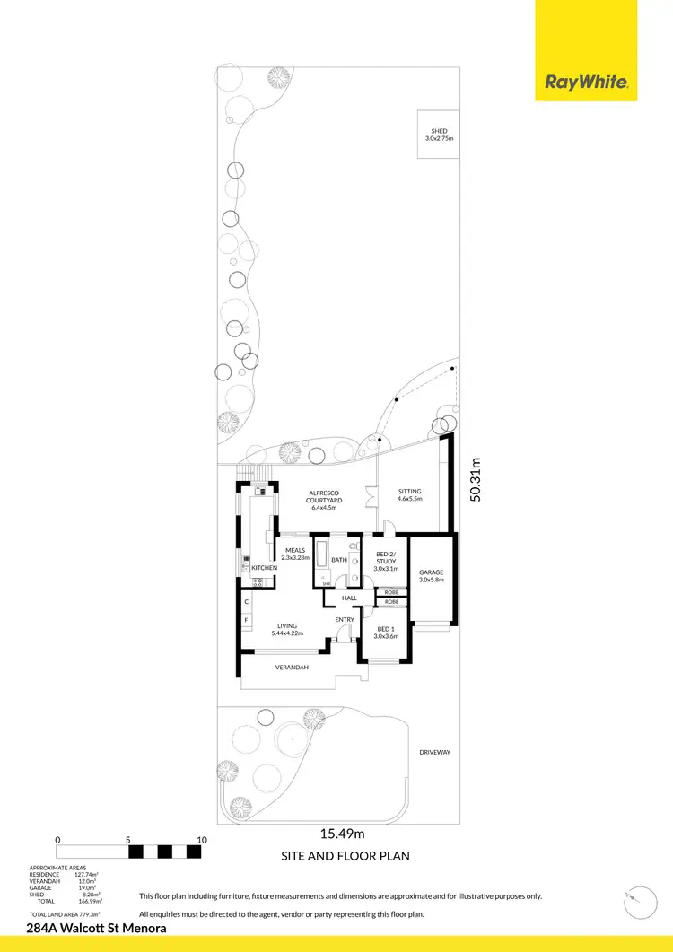 Floorplan of Homely house listing, 284A Walcott Street, Menora WA 6050
