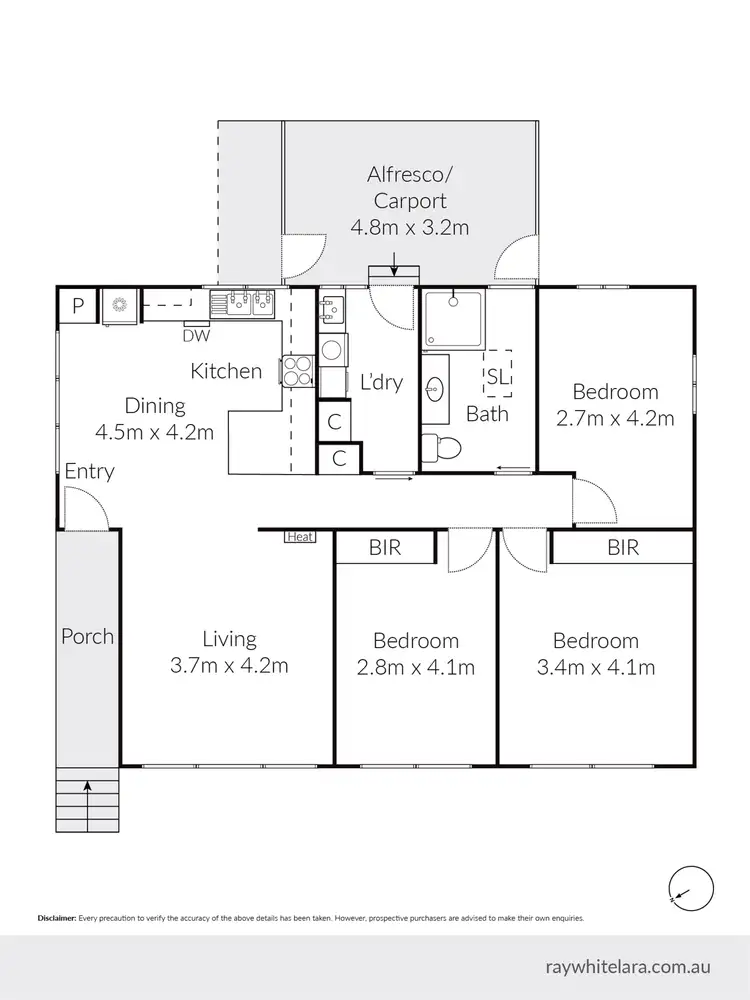 Floorplan of Homely house listing, 1/4 Cooma Court, North Geelong VIC 3215