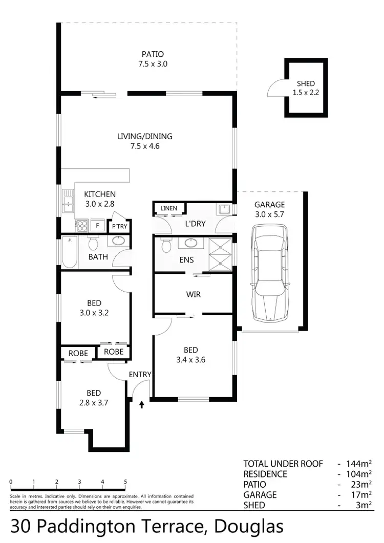 Floorplan of Homely house listing, 30 Paddington Terrace, Douglas QLD 4814