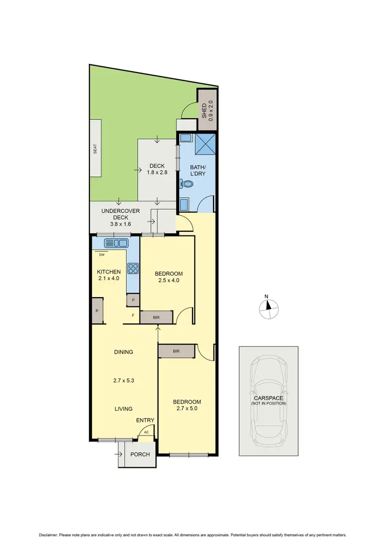 Floorplan of Homely unit listing, 3/1 Knole Street, Hadfield VIC 3046