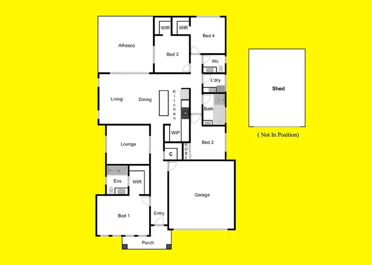Floorplan of Homely house listing, 5 Barclay Boulevard, Red Cliffs VIC 3496