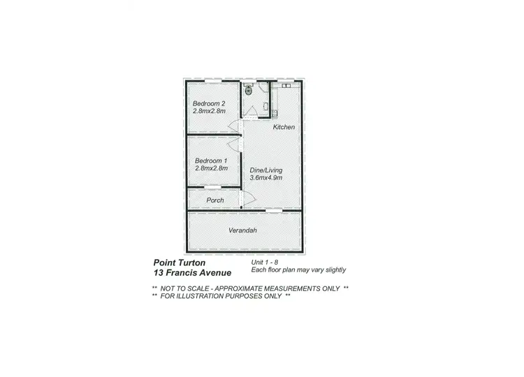 Floorplan of Homely house listing, 4/13 Francis Avenue, Point Turton SA 5575