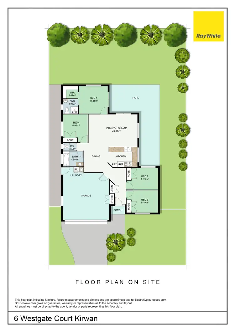 Floorplan of Homely house listing, 6 Westgate Court, Kirwan QLD 4817