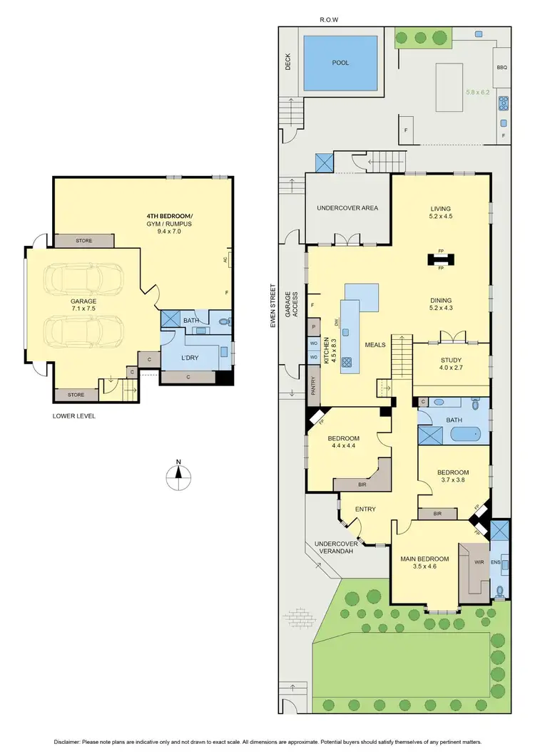 Floorplan of Homely house listing, 110 Reynard Street, Coburg VIC 3058