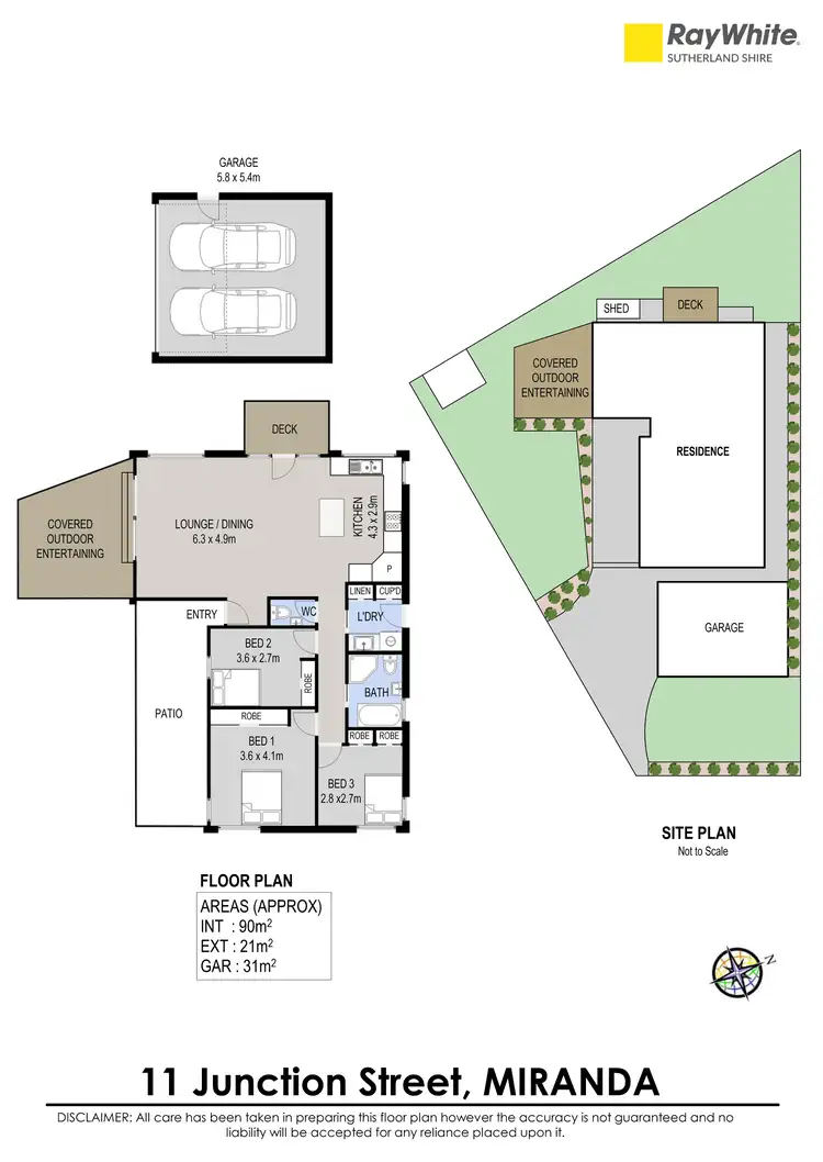 Floorplan of Homely house listing, 11 Junction Street, Miranda NSW 2228