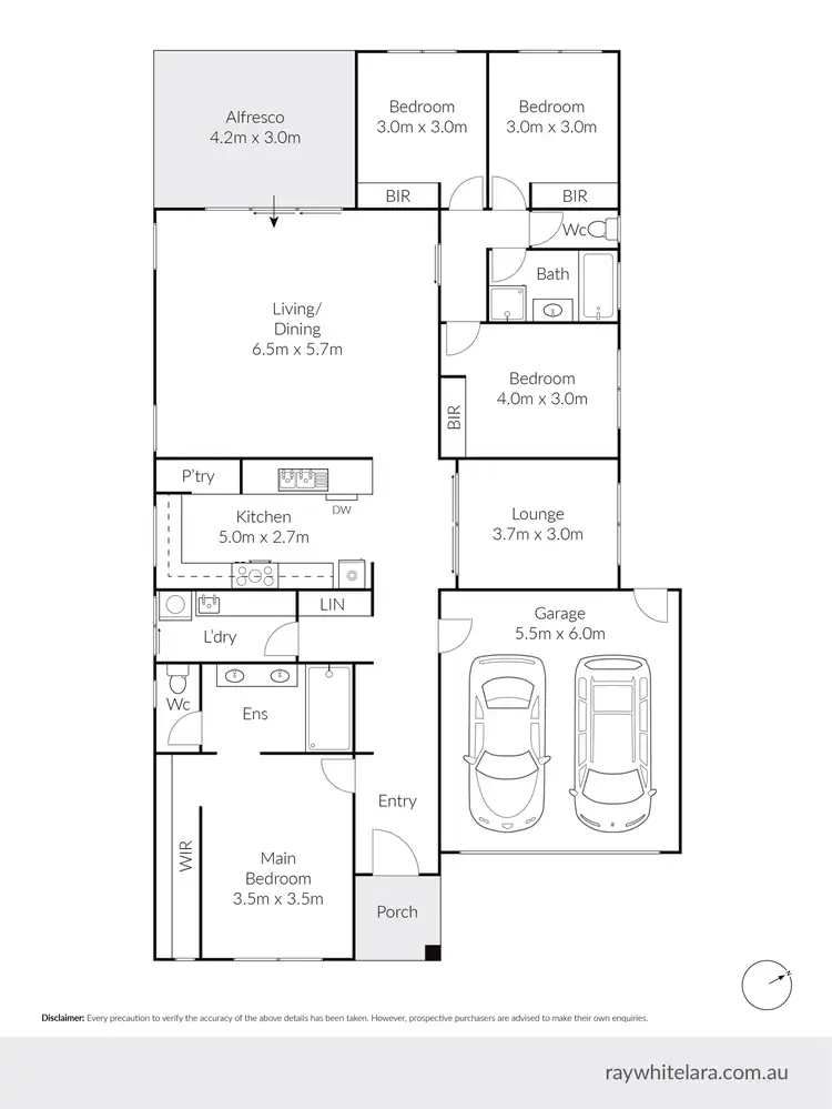 Floorplan of Homely house listing, 65 Callistemon Circuit, Lara VIC 3212