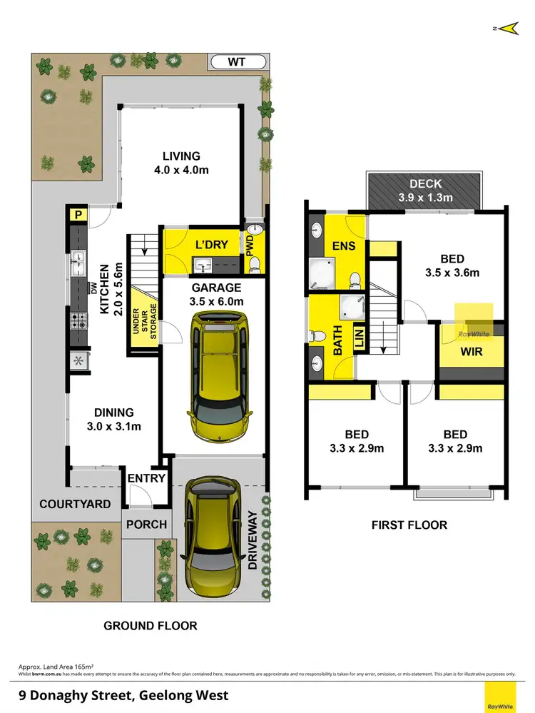 Floorplan of Homely townhouse listing, 9 Donaghy Street, Geelong West VIC 3218
