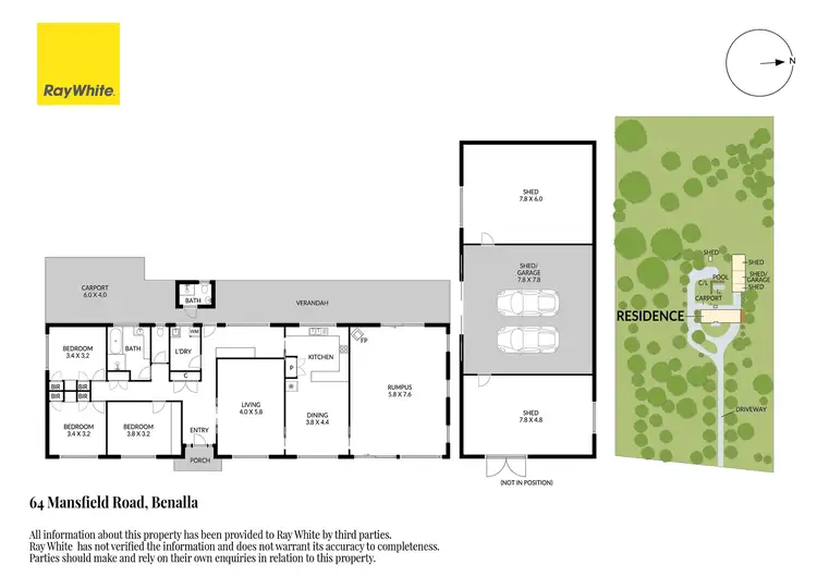 Floorplan of Homely house listing, 64 Mansfield Road, Benalla VIC 3672