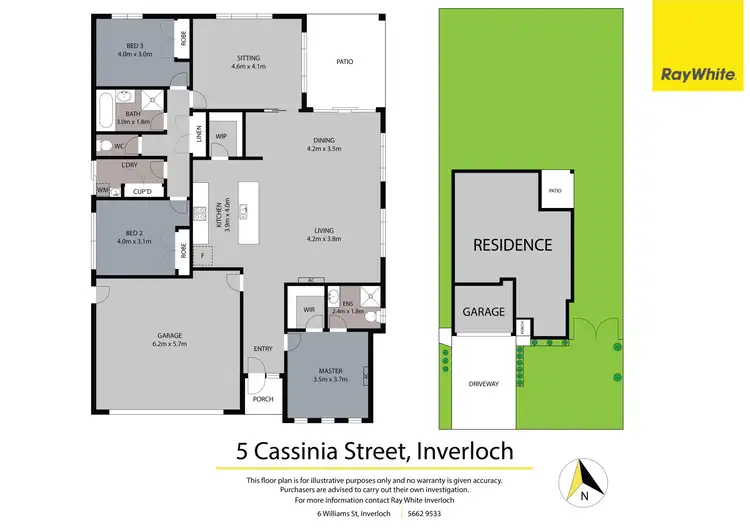 Floorplan of Homely house listing, 5 Cassinia Street, Inverloch VIC 3996