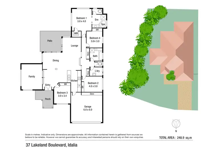 Floorplan of Homely house listing, 37 Lakeland Boulevard, Idalia QLD 4811