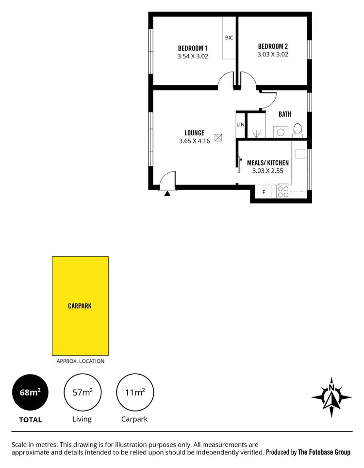 Floorplan of Homely apartment listing, 4/8 Wemyss Avenue, Hawthorn SA 5062