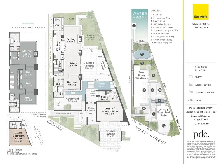 Floorplan of Homely house listing, 1 Tosti Street, Sorrento QLD 4217