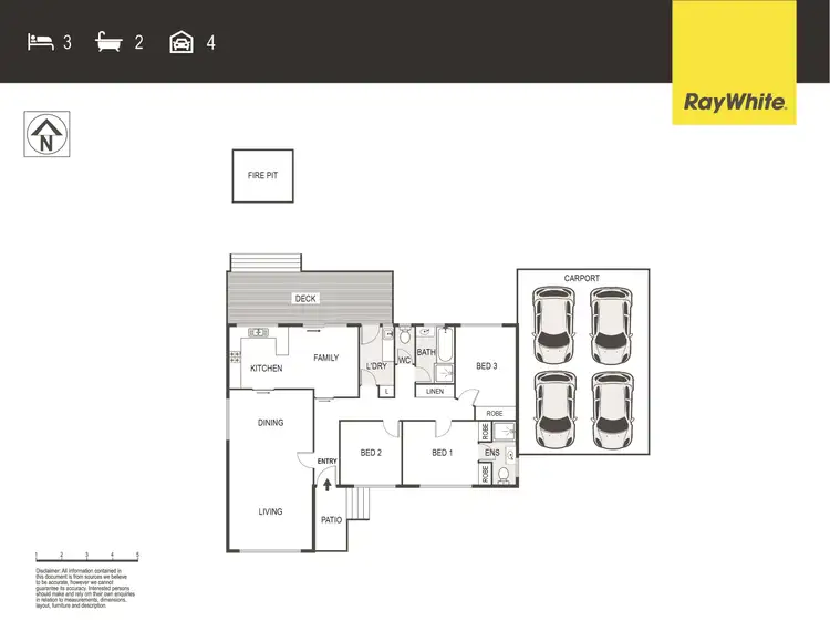Floorplan of Homely house listing, 12 Broun Place, Kambah ACT 2902