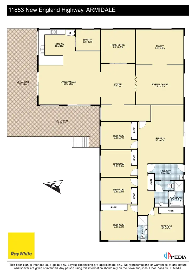 Floorplan of Homely rural property listing, 11853 New England Highway, Armidale NSW 2350