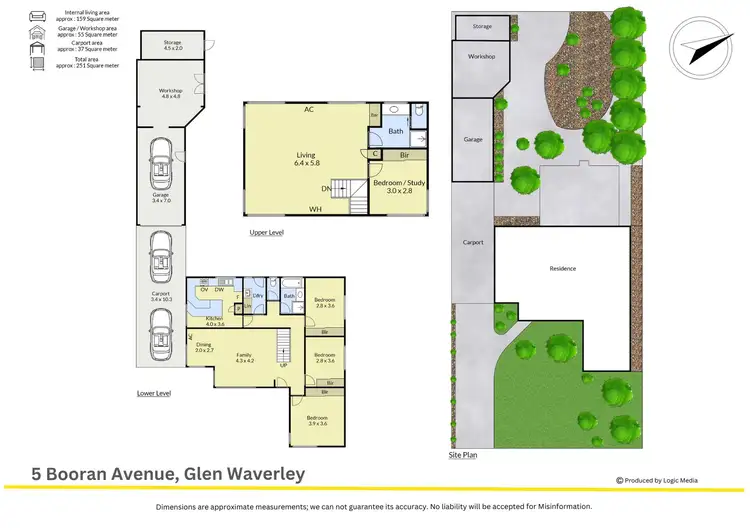 Floorplan of Homely house listing, 5 Booran Avenue, Glen Waverley VIC 3150
