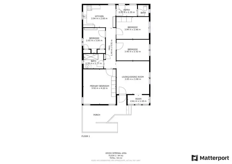 Floorplan of Homely house listing, 75 Perkins Street, Upper Mount Gravatt QLD 4122