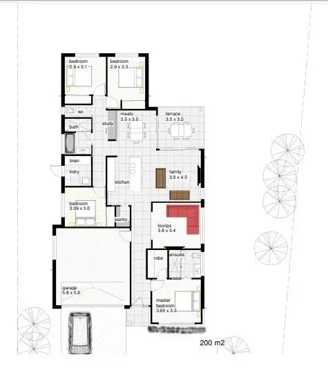Floorplan of Homely land listing, 15 Mallard Street, Lowood QLD 4311