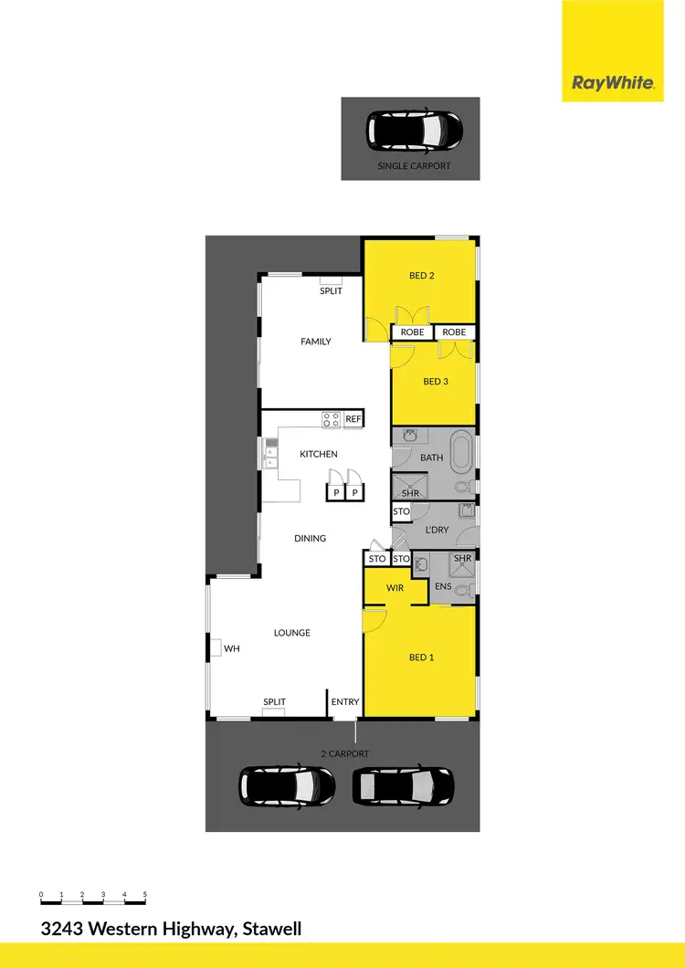 Floorplan of Homely house listing, 3243 Western Highway, Stawell VIC 3380