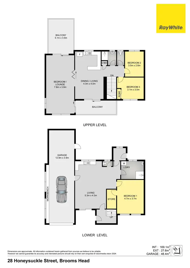 Floorplan of Homely house listing, 28 Honeysuckle Street, Brooms Head NSW 2463