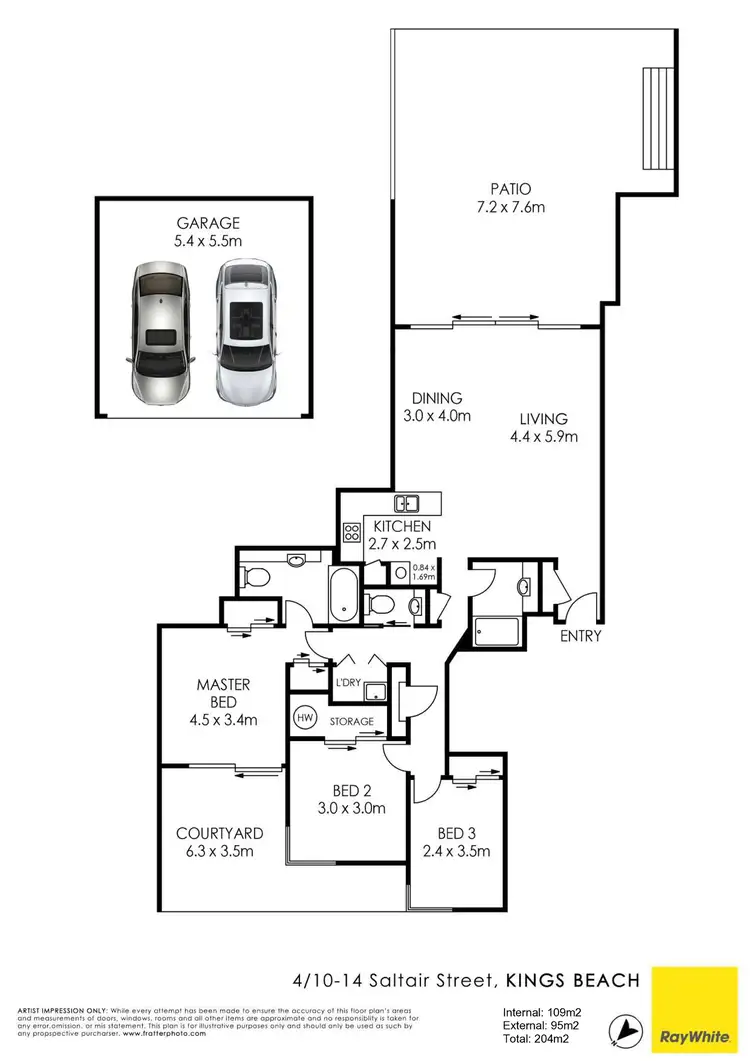 Floorplan of Homely unit listing, Unit 4/10-14 Saltair Street, Kings Beach QLD 4551