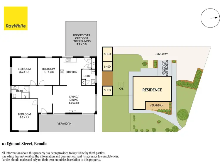 Floorplan of Homely house listing, 10 Egmont Street, Benalla VIC 3672
