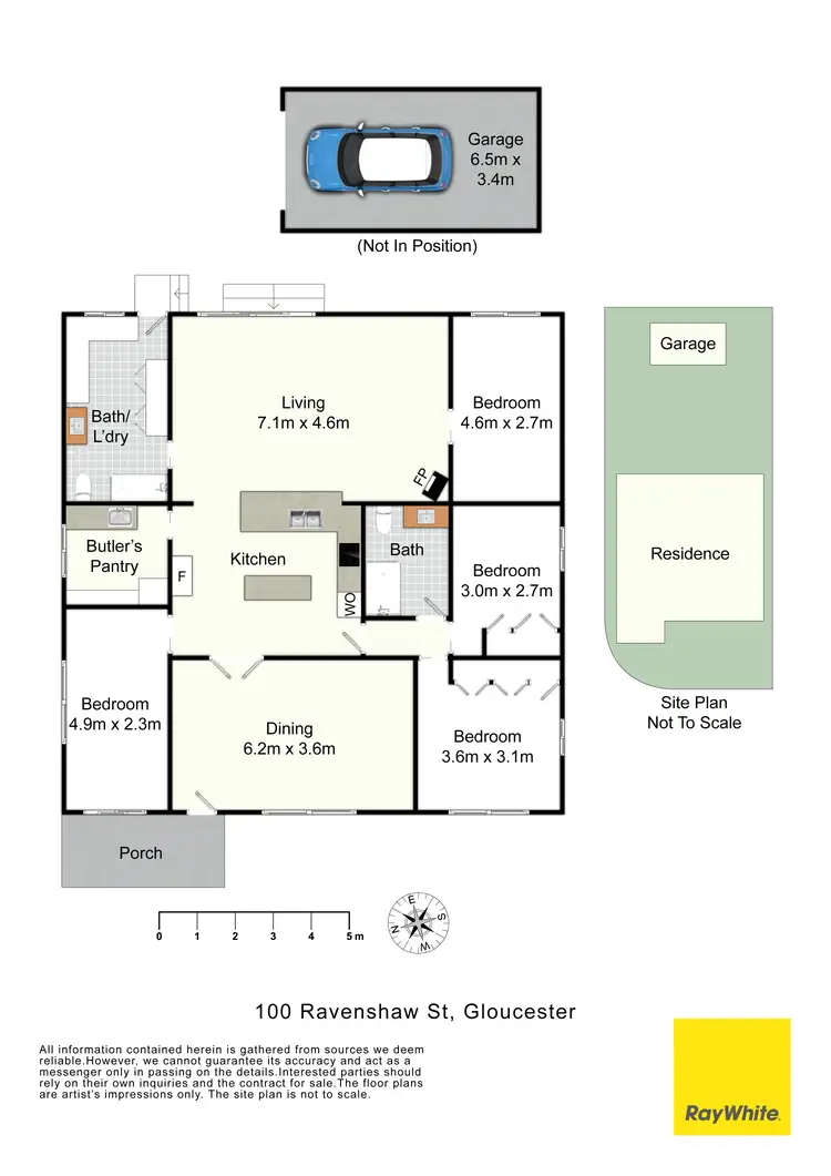 Floorplan of Homely house listing, 100 Ravenshaw Street, Gloucester NSW 2422