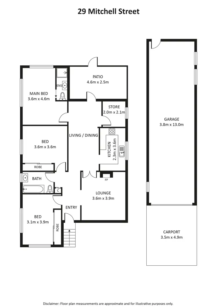 Floorplan of Homely house listing, 29 Mitchell Street, St Marys NSW 2760