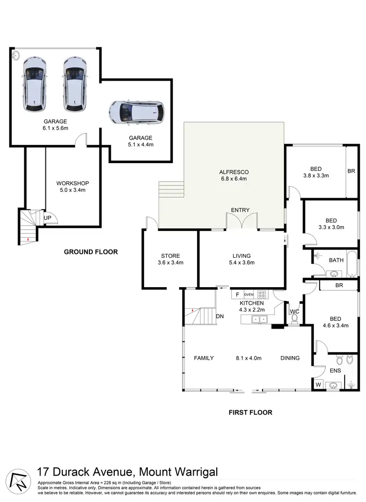 Floorplan of Homely house listing, 17 Durack Avenue, Mount Warrigal NSW 2528
