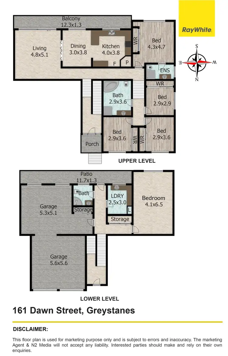 Floorplan of Homely house listing, 161 Dawn Street, Greystanes NSW 2145