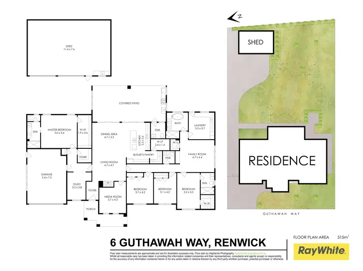 Floorplan of Homely house listing, 6 Guthawah Way, Renwick NSW 2575
