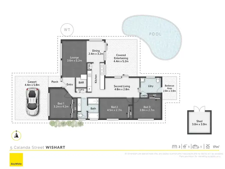 Floorplan of Homely house listing, 5 Calanda Street, Wishart QLD 4122