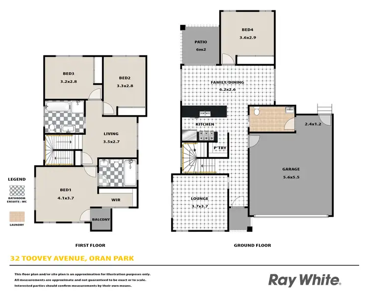 Floorplan of Homely house listing, 32 Toovey Avenue, Oran Park NSW 2570