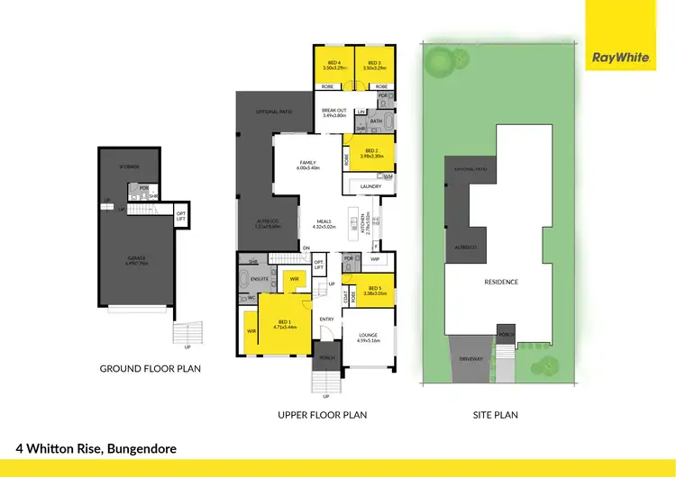 Floorplan of Homely other listing, 4 Whitton Rise, Bungendore NSW 2621