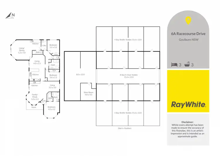 Floorplan of Homely house listing, 6a Racecourse Drive, Goulburn NSW 2580
