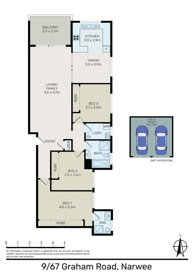Floorplan of Homely unit listing, 9/67-69 Graham Road, Narwee NSW 2209