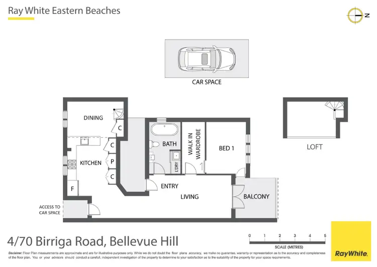 Floorplan of Homely apartment listing, 4/70 Birriga Road, Bellevue Hill NSW 2023