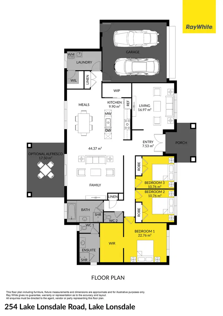 Floorplan of Homely house listing, 254 Lake Lonsdale Road, Lake Lonsdale VIC 3381