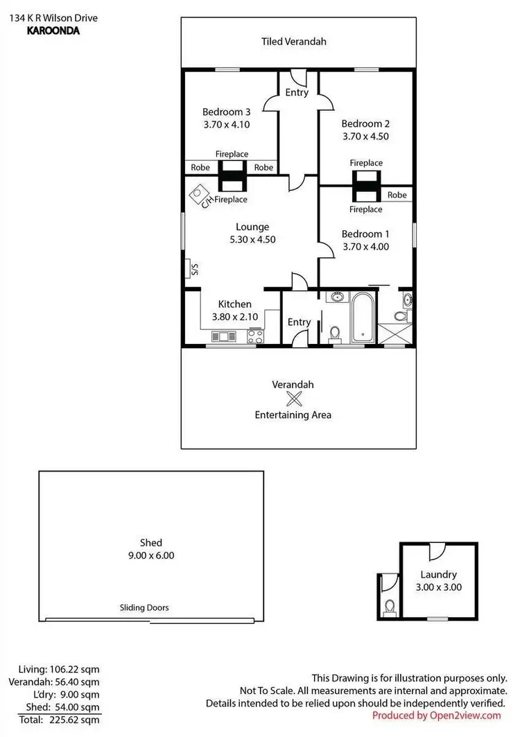 Floorplan of Homely house listing, 134 Kr Wilson Drive, Karoonda SA 5307